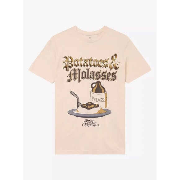 Over The Garden Wall Potatoes & Molasses T-Shirt X-LARGE New With Tags - Picture 2 of 5